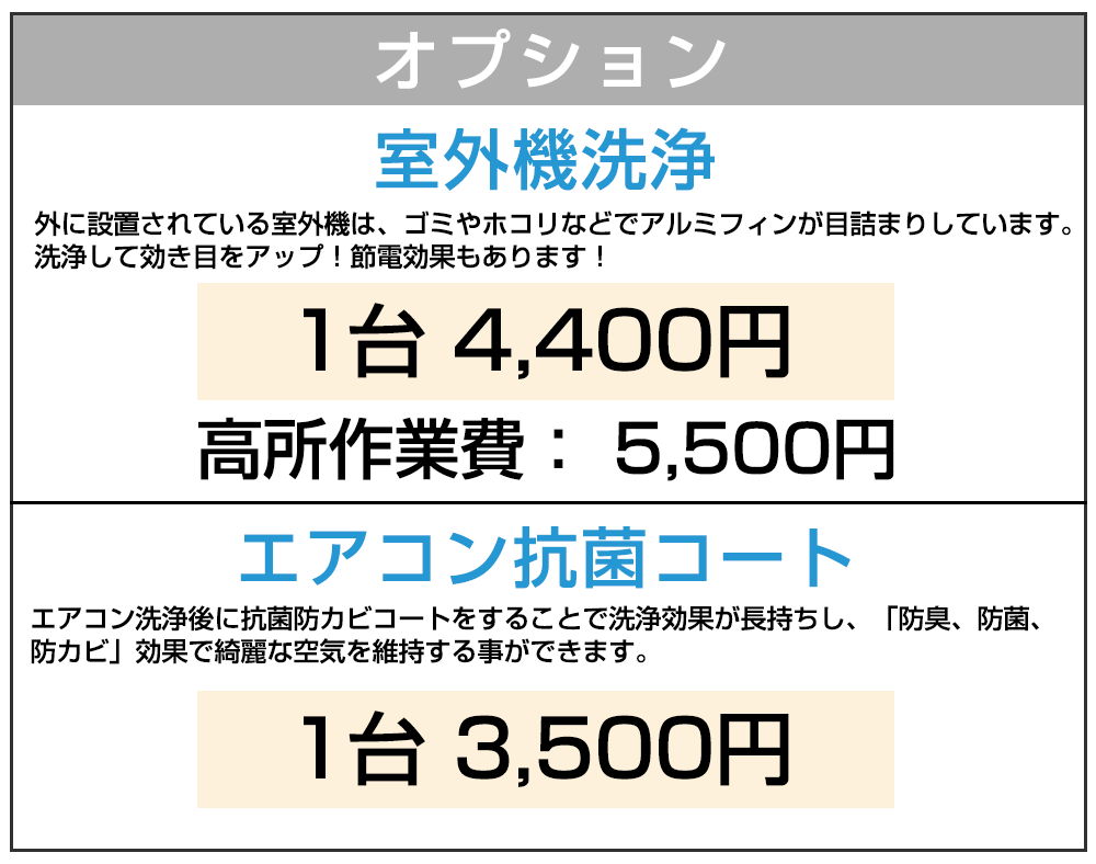 エアコン価格表